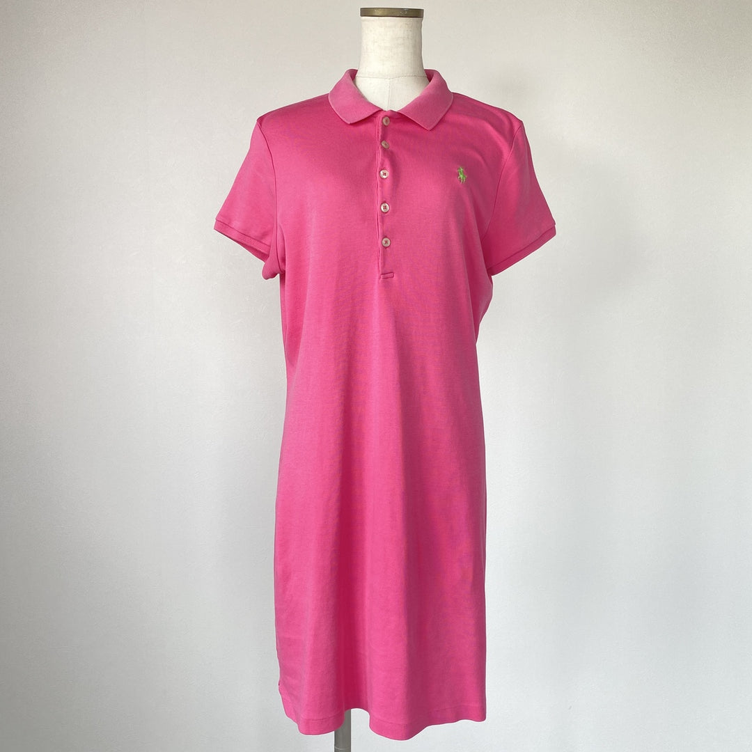 Ralph Lauren RALPH LAUREN SPORT polo shirt dress women's size L /eaa473924