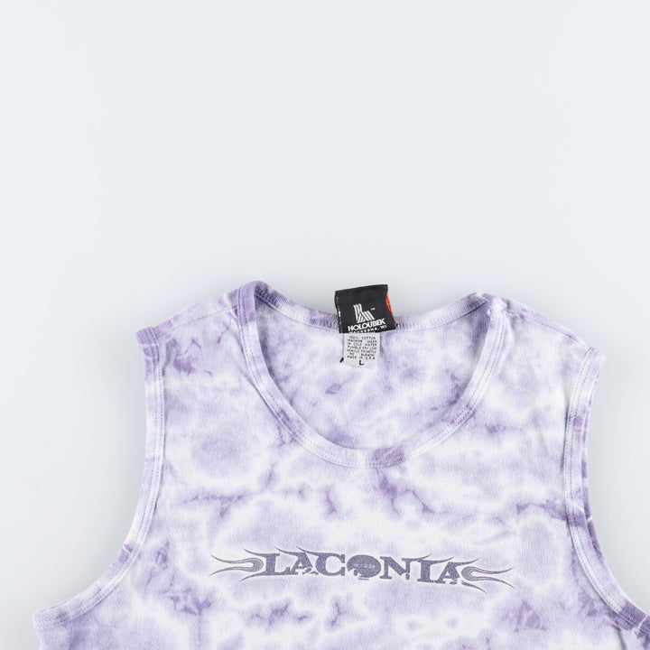 00'S Harley-Davidson Tie-dye Pattern Back Print Tank Top Made in USA Women's L size /eaa473931