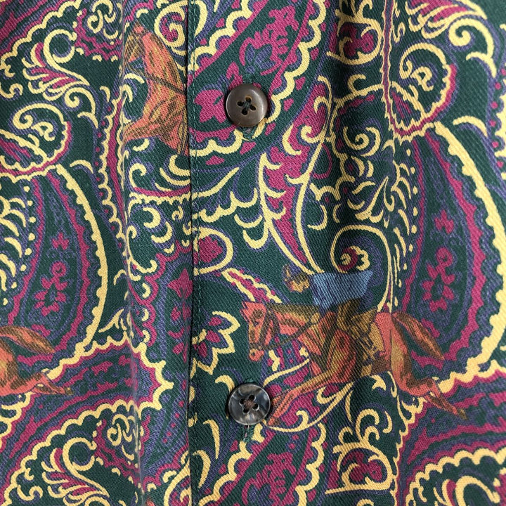 90'S GAP Old Gap Paisley Pattern Long Sleeve Button Down Shirt Men's XL Vintage /eaa474000