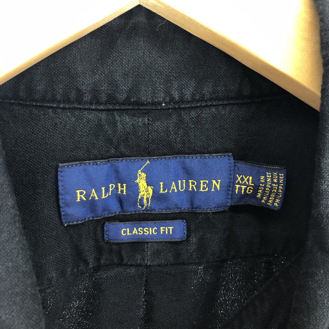 Ralph Lauren Classic Fit Long Sleeve Button Down Shirt Men's XXL / eaa474018