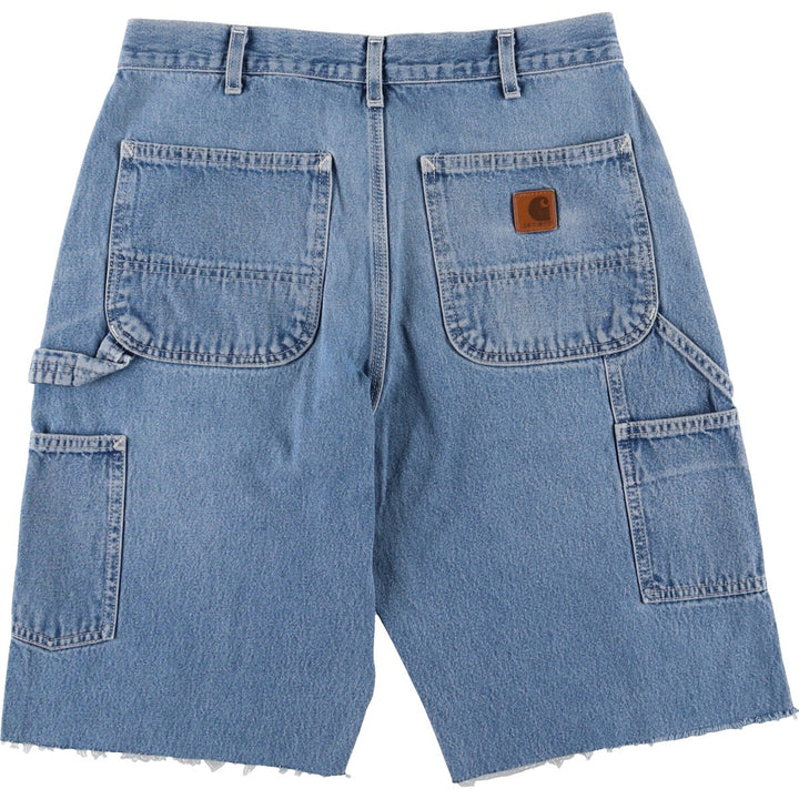 Carhartt Original Dungaree Fit Cut-off Denim Painter Shorts, Men's, W32 equivalent / eaa474024