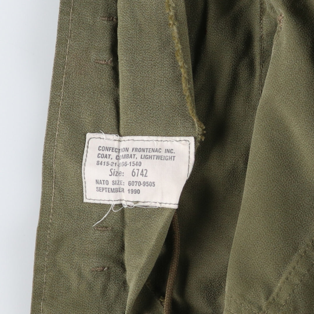 90'S Canadian Army MK2 Military Combat Jacket 6742 Men's L Size Vintage /eaa474051