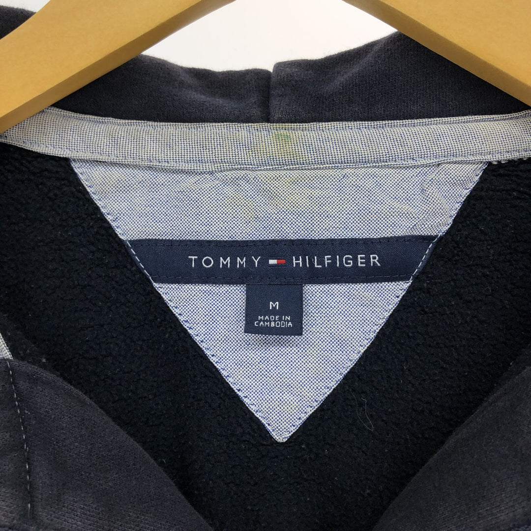 Tommy Hilfiger Sweatshirt Full Zip Hoodie Men's Medium Size Long Sleeve / eaa474142