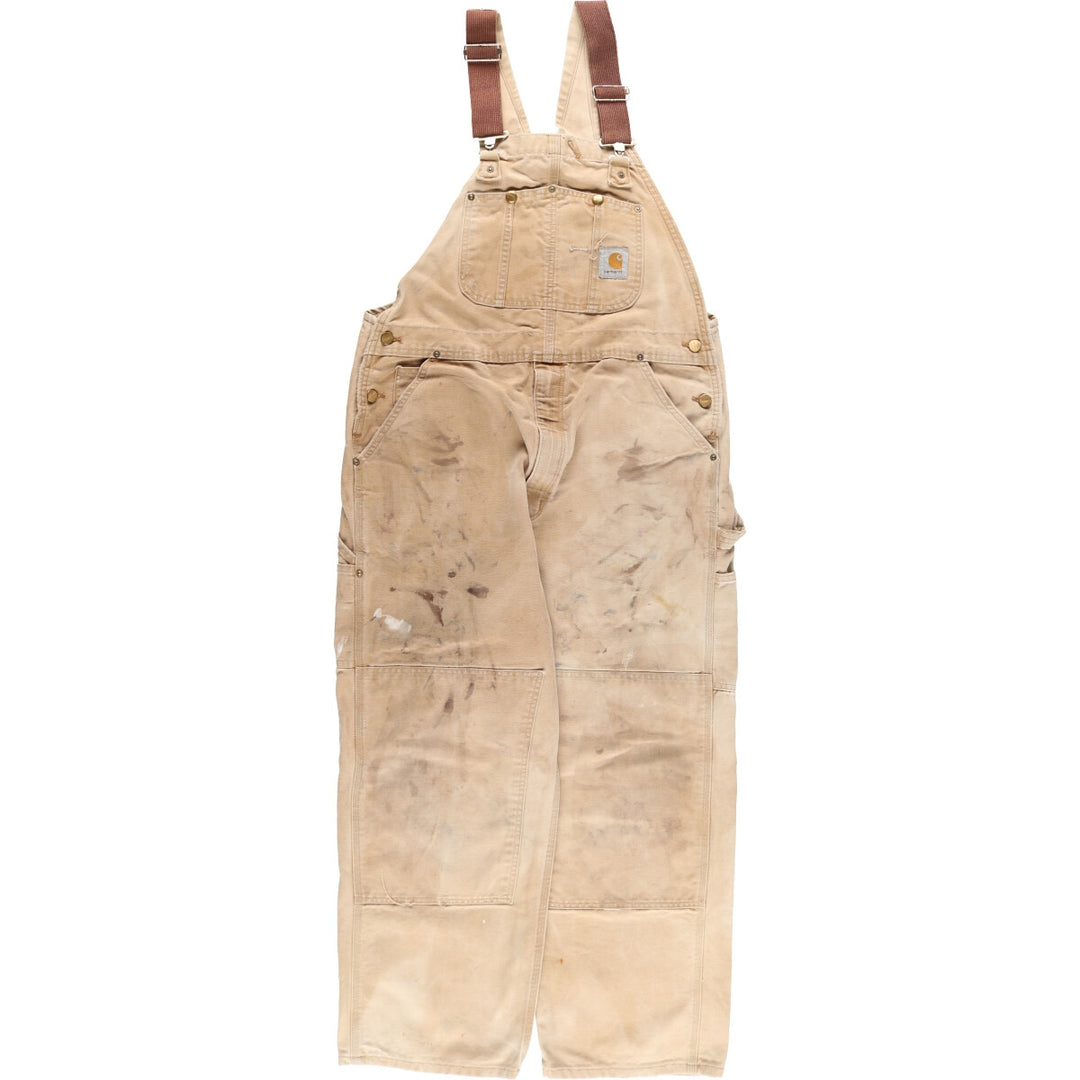 Big size Carhartt double knee duck overalls made in USA, men's w40 equivalent / eaa474145