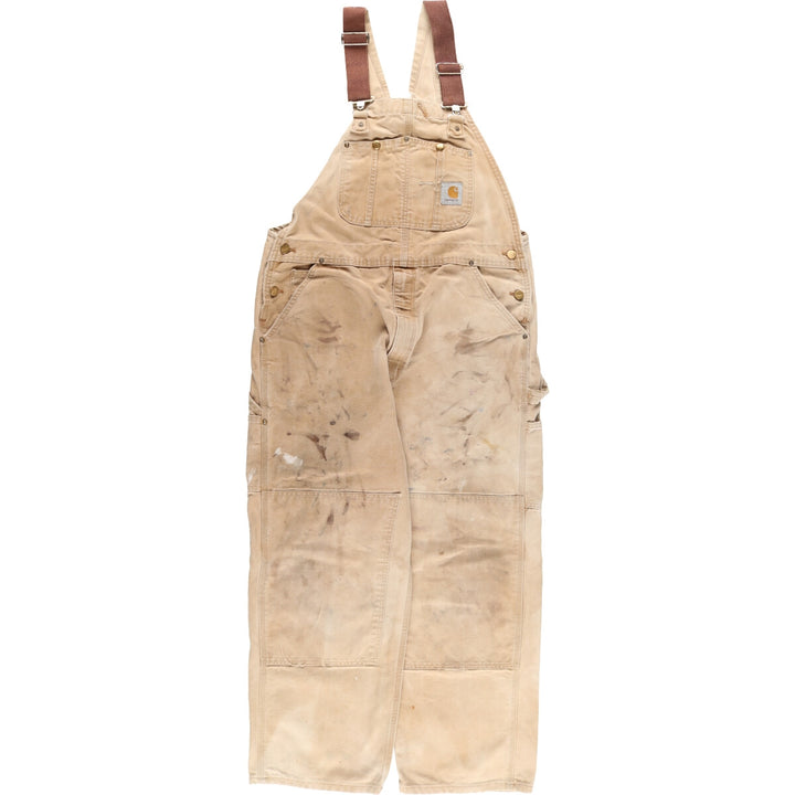 Big size Carhartt double knee duck overalls made in USA, men's w40 equivalent / eaa474145