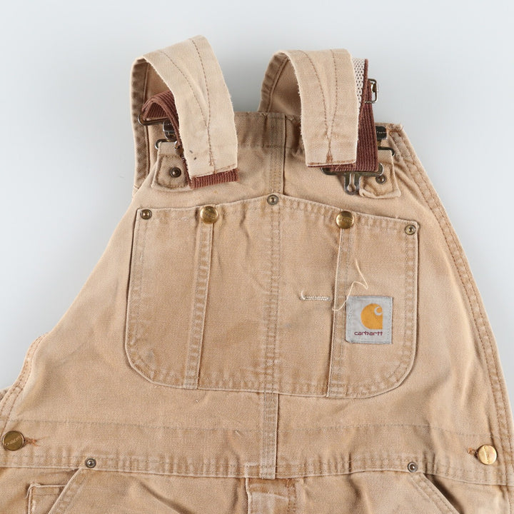 Big size Carhartt double knee duck overalls made in USA, men's w40 equivalent / eaa474145