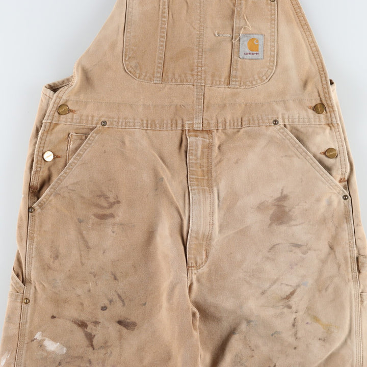 Big size Carhartt double knee duck overalls made in USA, men's w40 equivalent / eaa474145