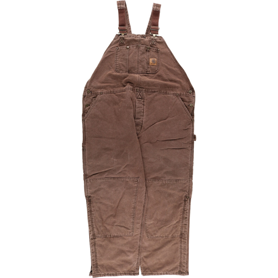 Big size Carhartt double knee duck overalls made in USA, men's w50 equivalent / eaa474147