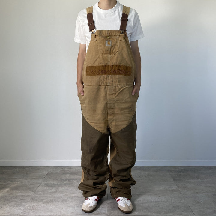 Big size Carhartt double knee duck overalls for men, equivalent to W48 / eaa474149