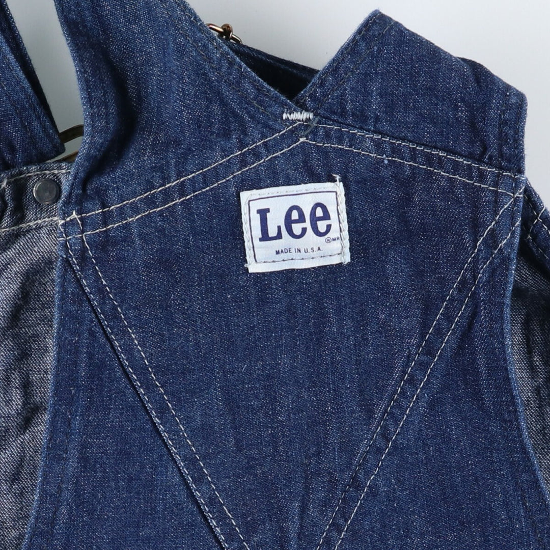 80'S Lee denim overalls made in USA, men's w37 equivalent vintage /eaa474153