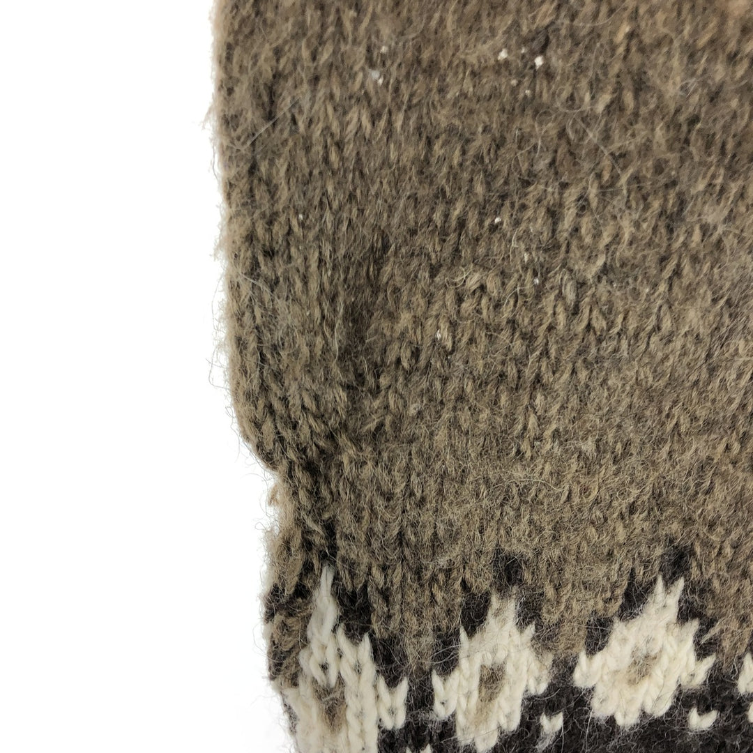 80'S Cheviot CRAFTS Nordic sweater, men's size L, vintage /eaa474176