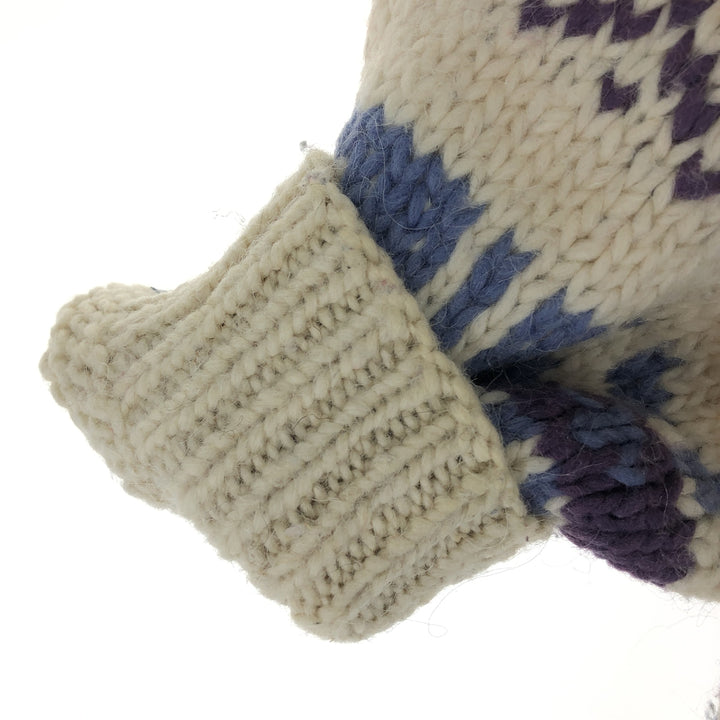 All-over print knit sweater, men's size M / eaa474179