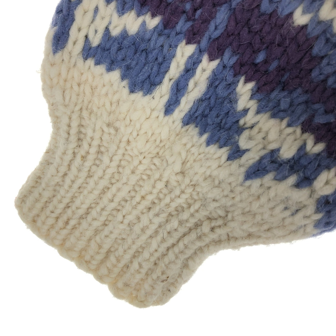 All-over print knit sweater, men's size M / eaa474179