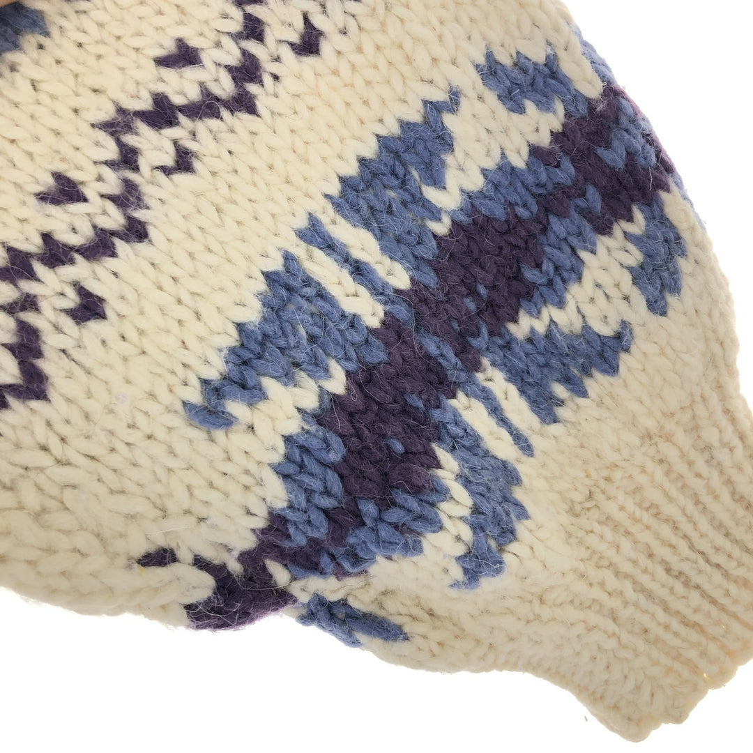 All-over print knit sweater, men's size M / eaa474179