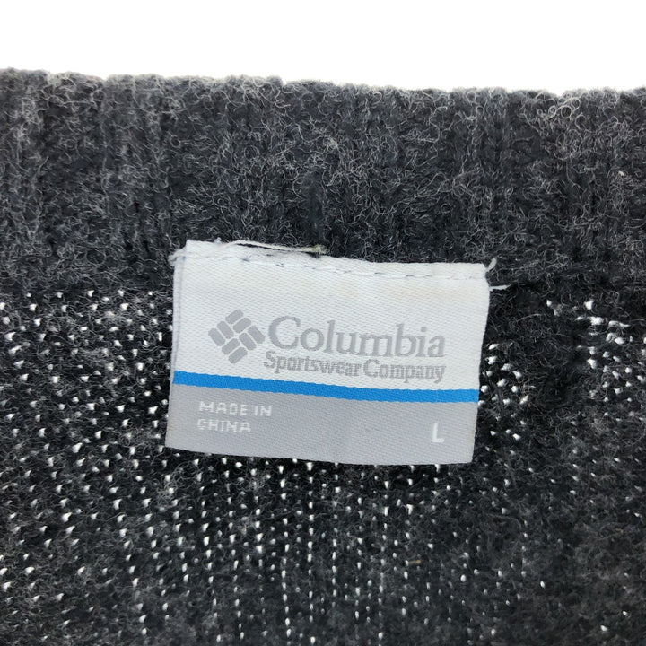 Columbia knit sweater, men's size L / eaa474180