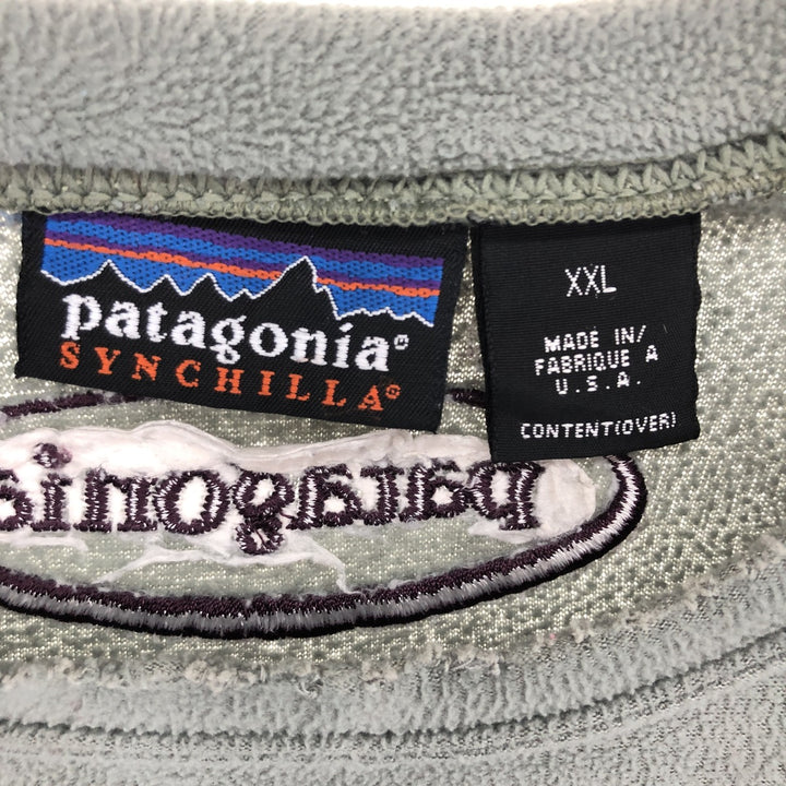 90'S Patagonia SYNCHILLA 26200FA90 fleece cut and sew, made in the USA, men's XXL size, vintage /eaa474198