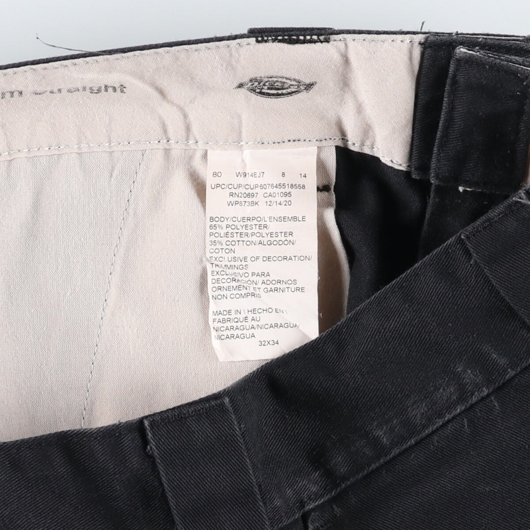 Dickies Slim Straight Work Pants for Men, W32 equivalent / eaa474235