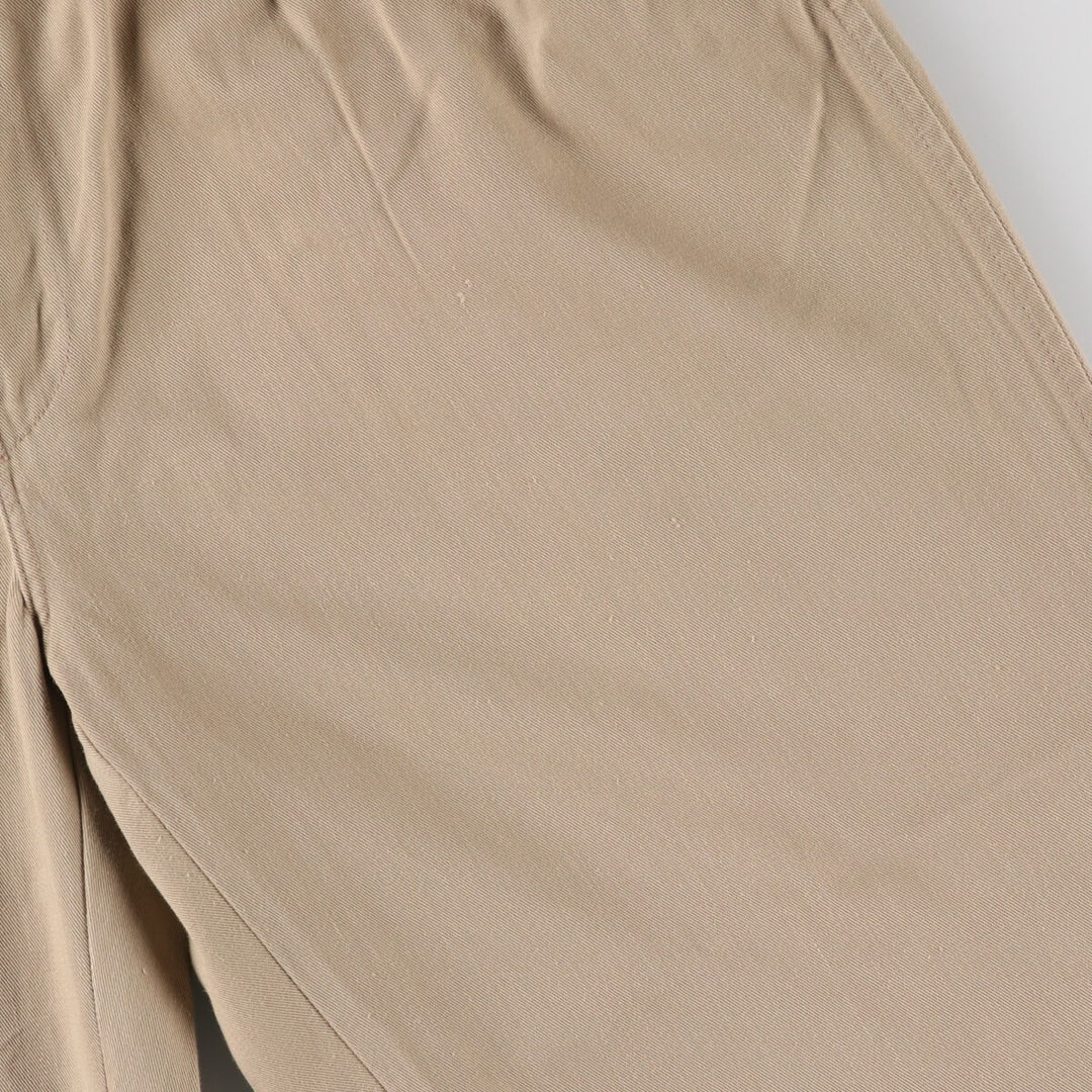 Ralph Lauren POLO by Ralph Lauren Two-pleat Chino Pants for Men, W35 cotton Khaki type beige Vintage Second Hand