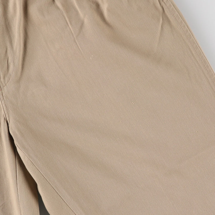 Ralph Lauren POLO by Ralph Lauren Two-pleat Chino Pants for Men, W35 cotton Khaki type beige Vintage Second Hand