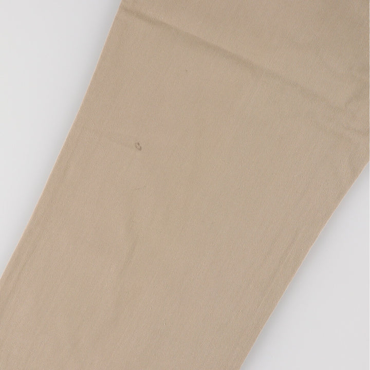 Ralph Lauren POLO by Ralph Lauren Two-pleat Chino Pants for Men, W35 cotton Khaki type beige Vintage Second Hand