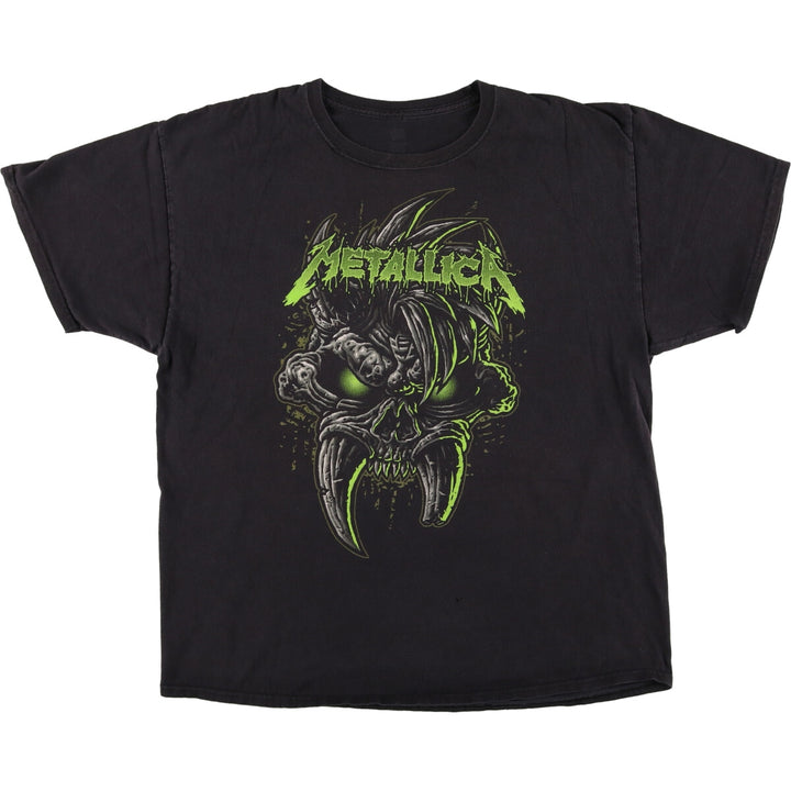 Hanes Heavyweight Metallica Band T-Shirt, Men's Size XL unclear black type Vintage Second Hand
