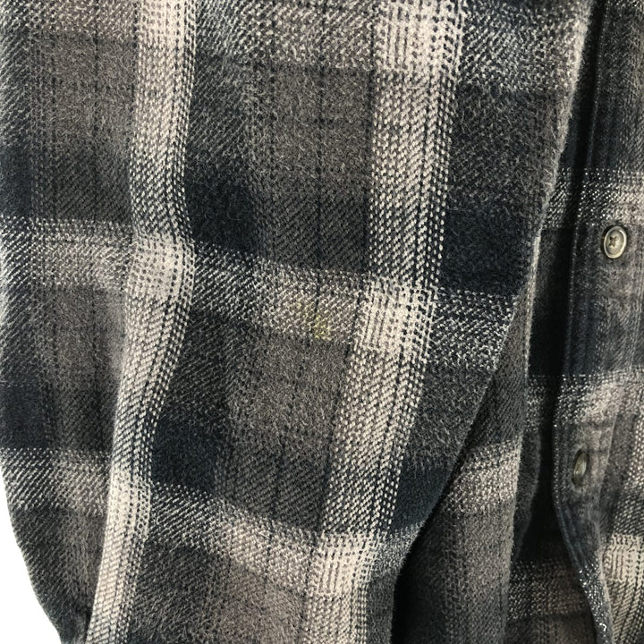 ST JOHN'S BAY Long Sleeve Flannel Check Shirt Men's Size L /eaa474415