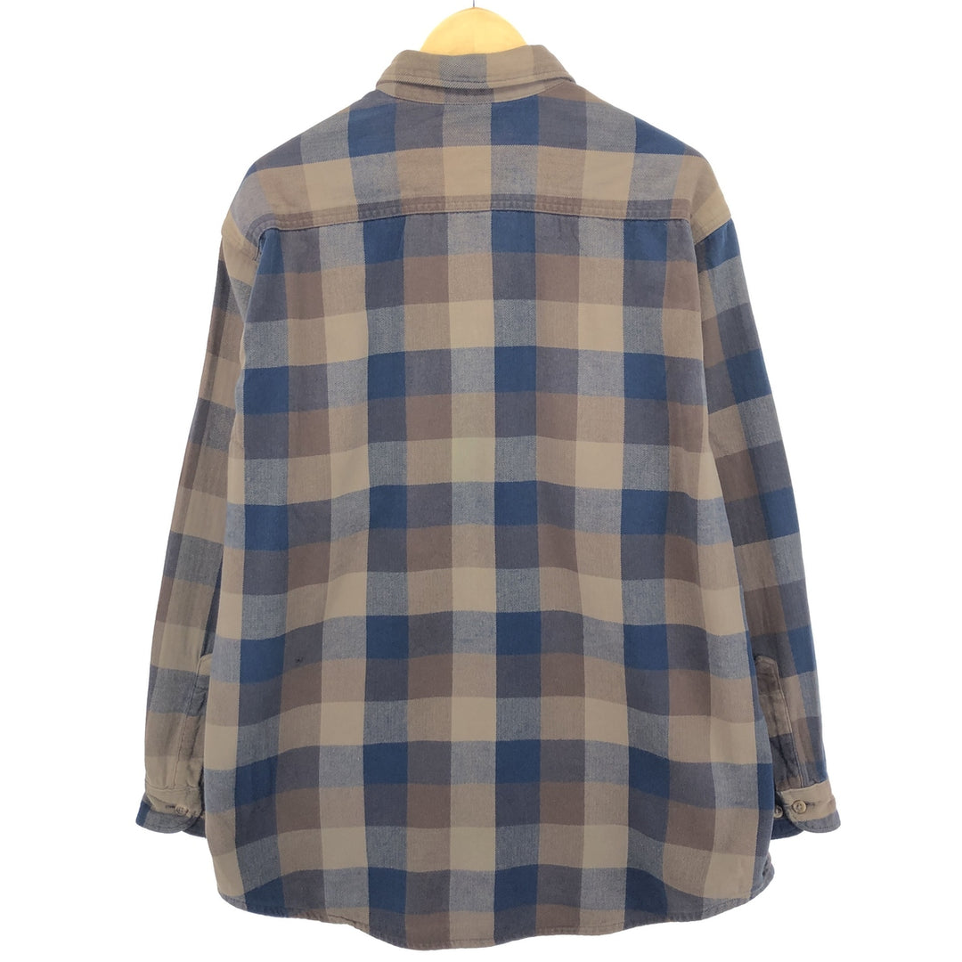 ST JOHNS BAY Long Sleeve Flannel Check Shirt Men's XL /eaa474425