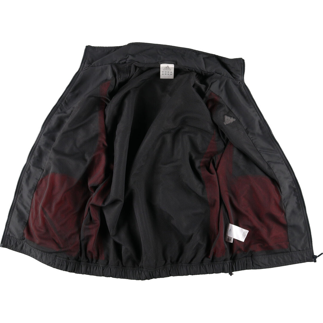 00'S adidas windbreaker, men's size M polyester gray type Vintage Second Hand