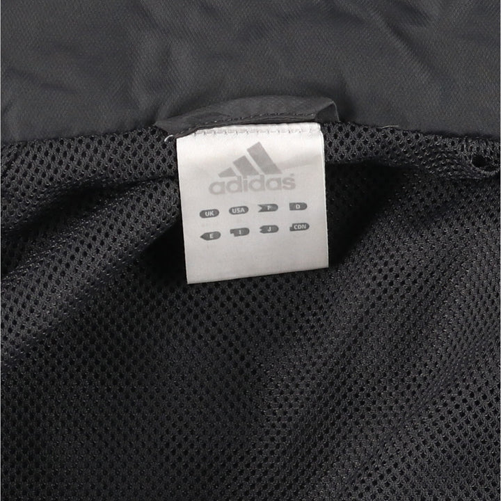 00'S adidas windbreaker, men's size M polyester gray type Vintage Second Hand