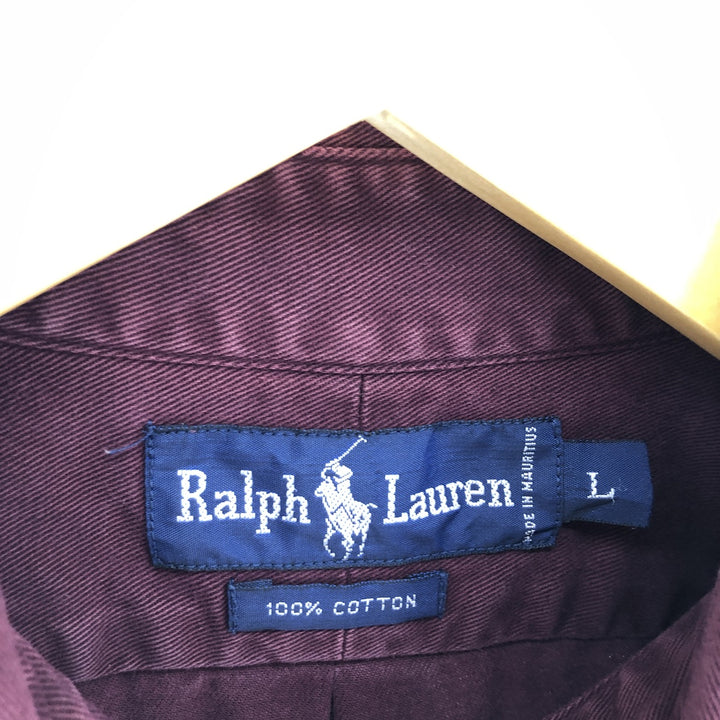 Ralph Lauren long sleeve button down shirt, men's size L / eaa474480