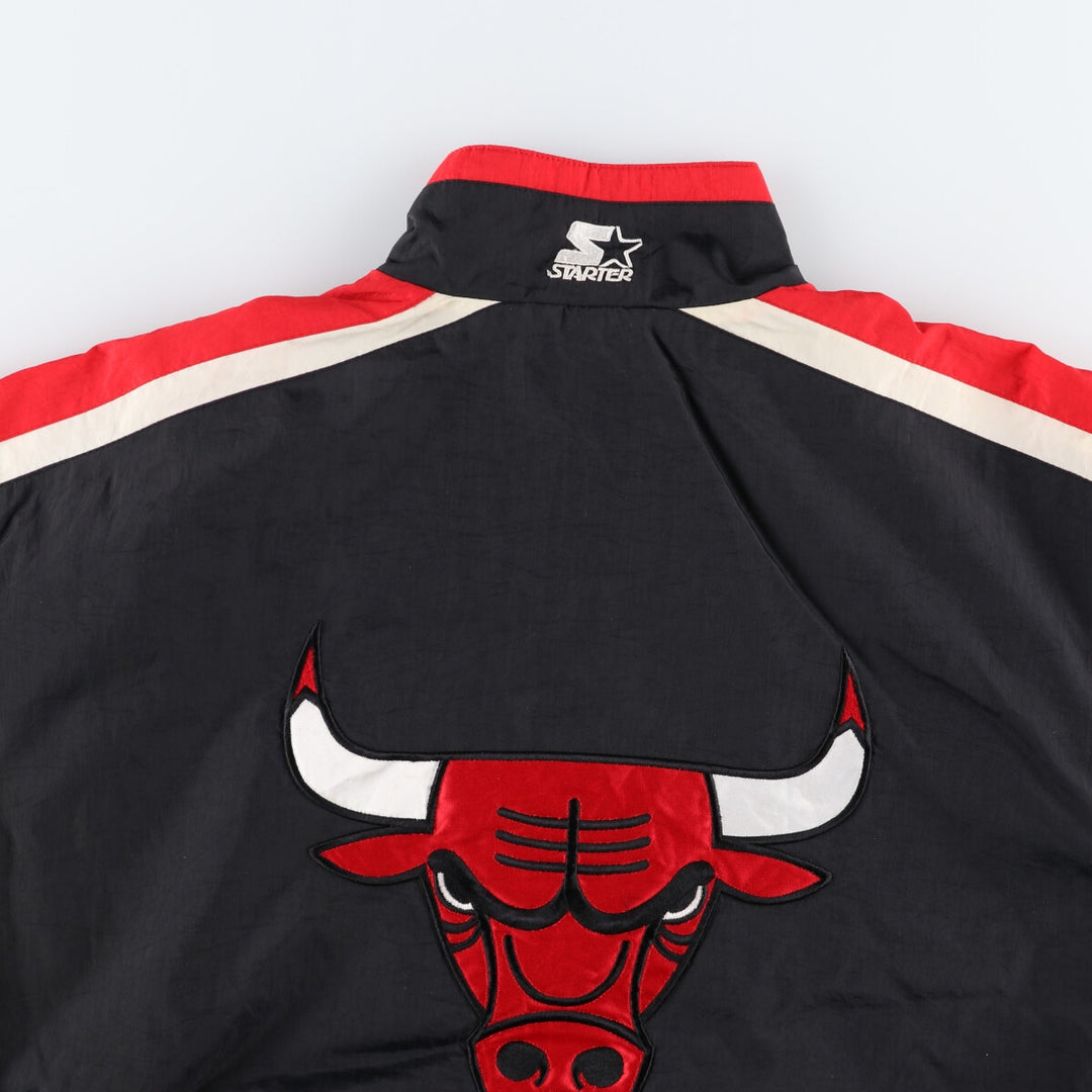 90'S Starter NBA Chicago Bulls Nylon Jacket Men's L Size Vintage /eaa474566