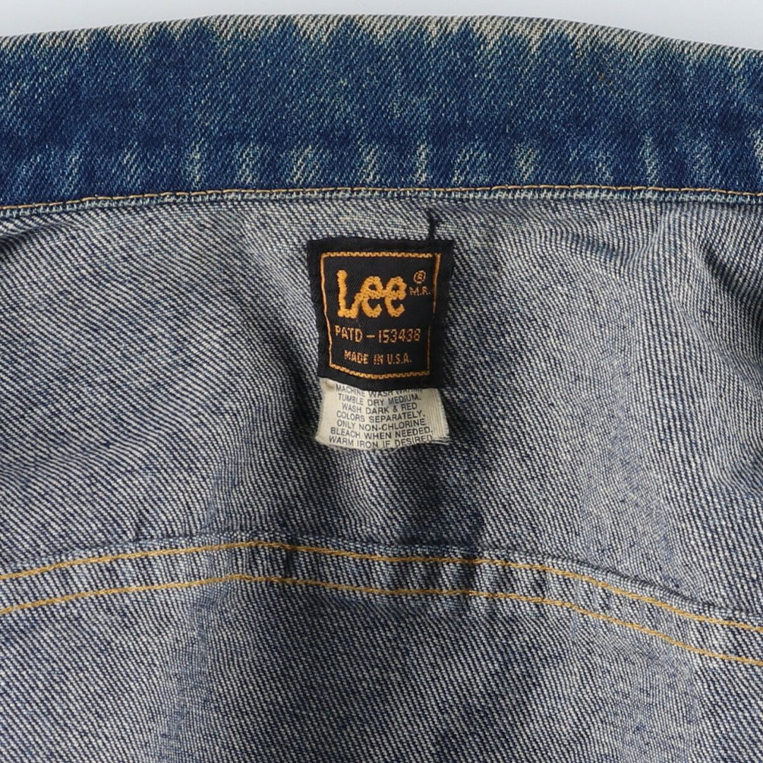 80s~ Lee denim jacket, denim jacket, made in USA, men's size L, vintage /eaa474573