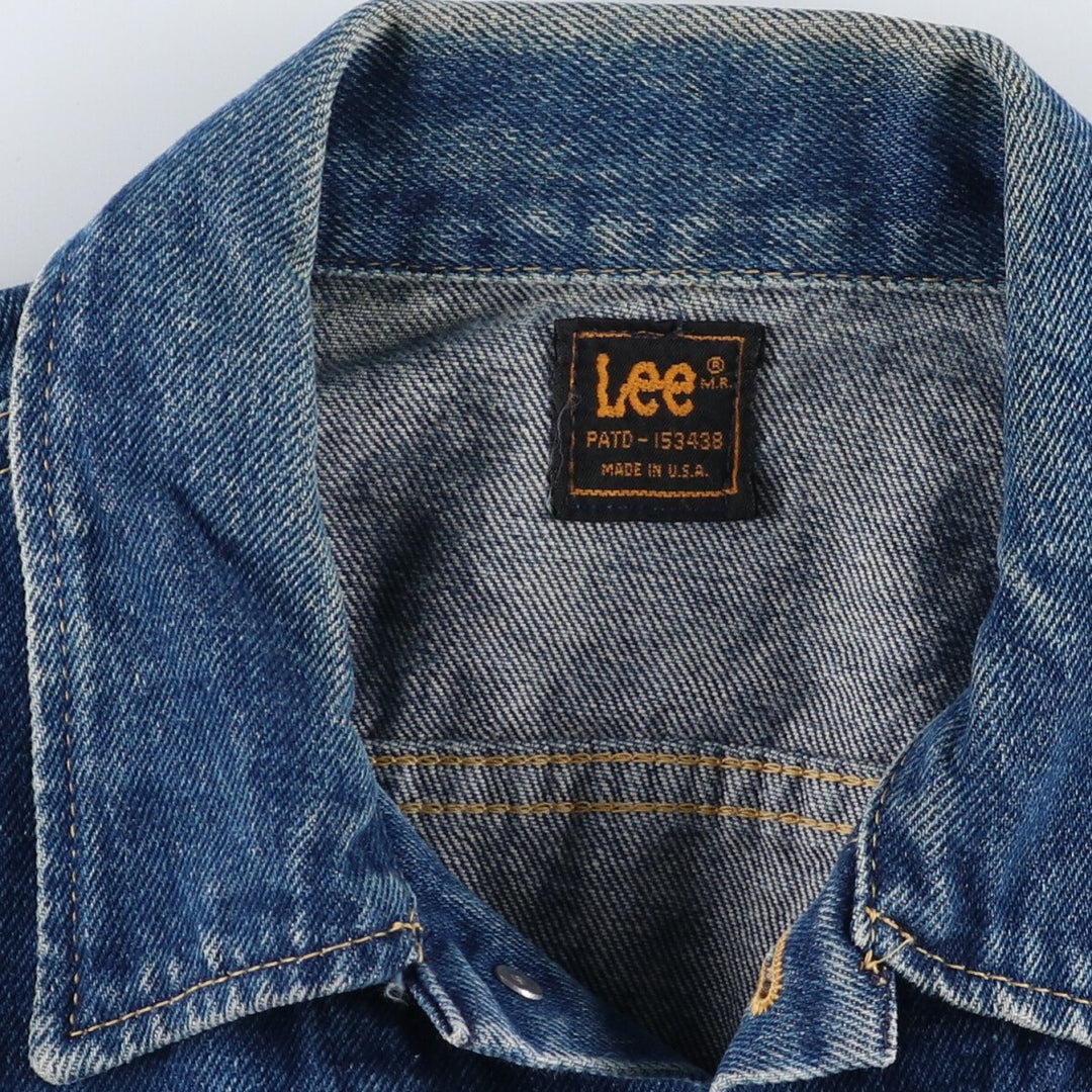 80s~ Lee denim jacket, denim jacket, made in USA, men's size M, vintage /eaa474574