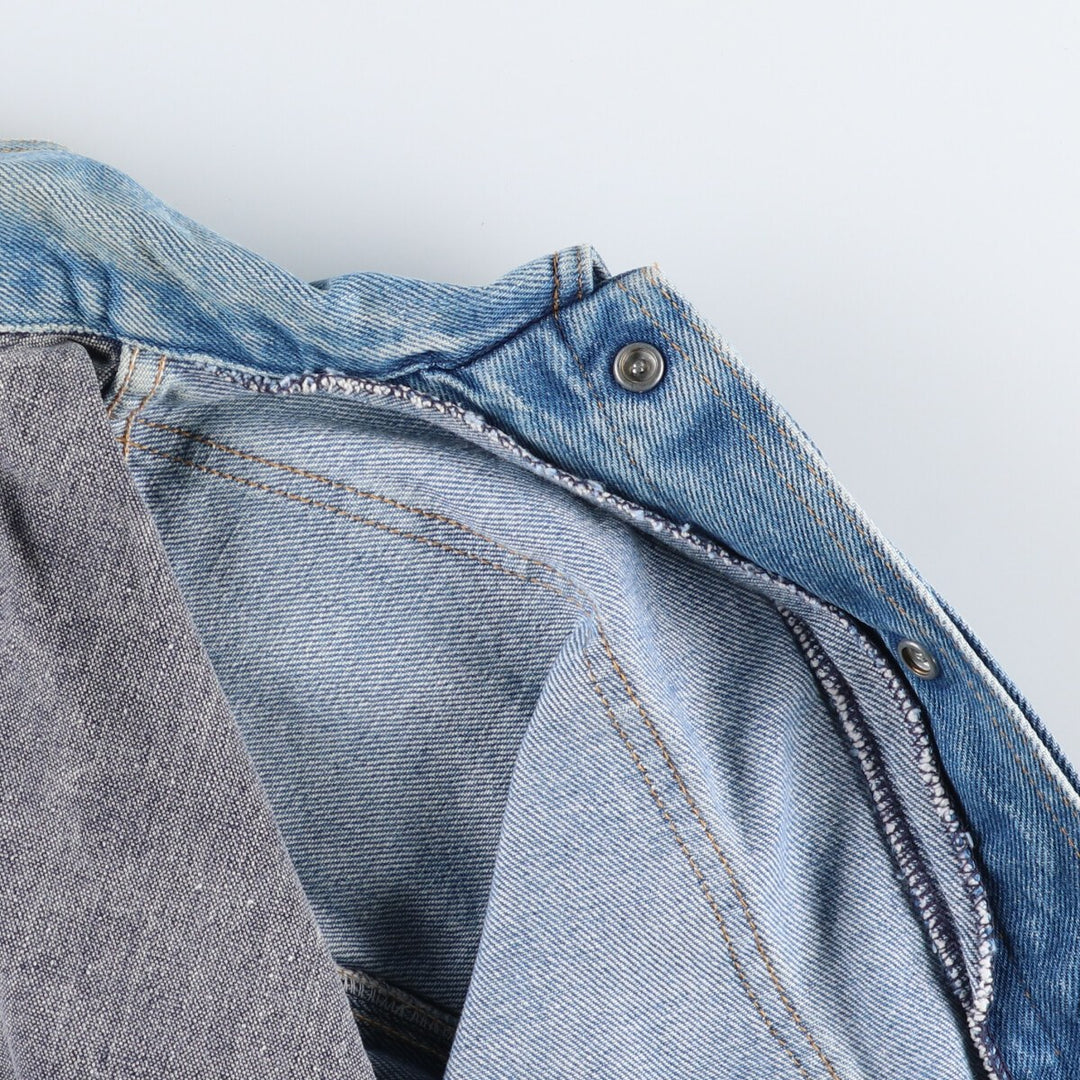 DAKOTA Two-tone denim blouson Men's size L /eaa474576