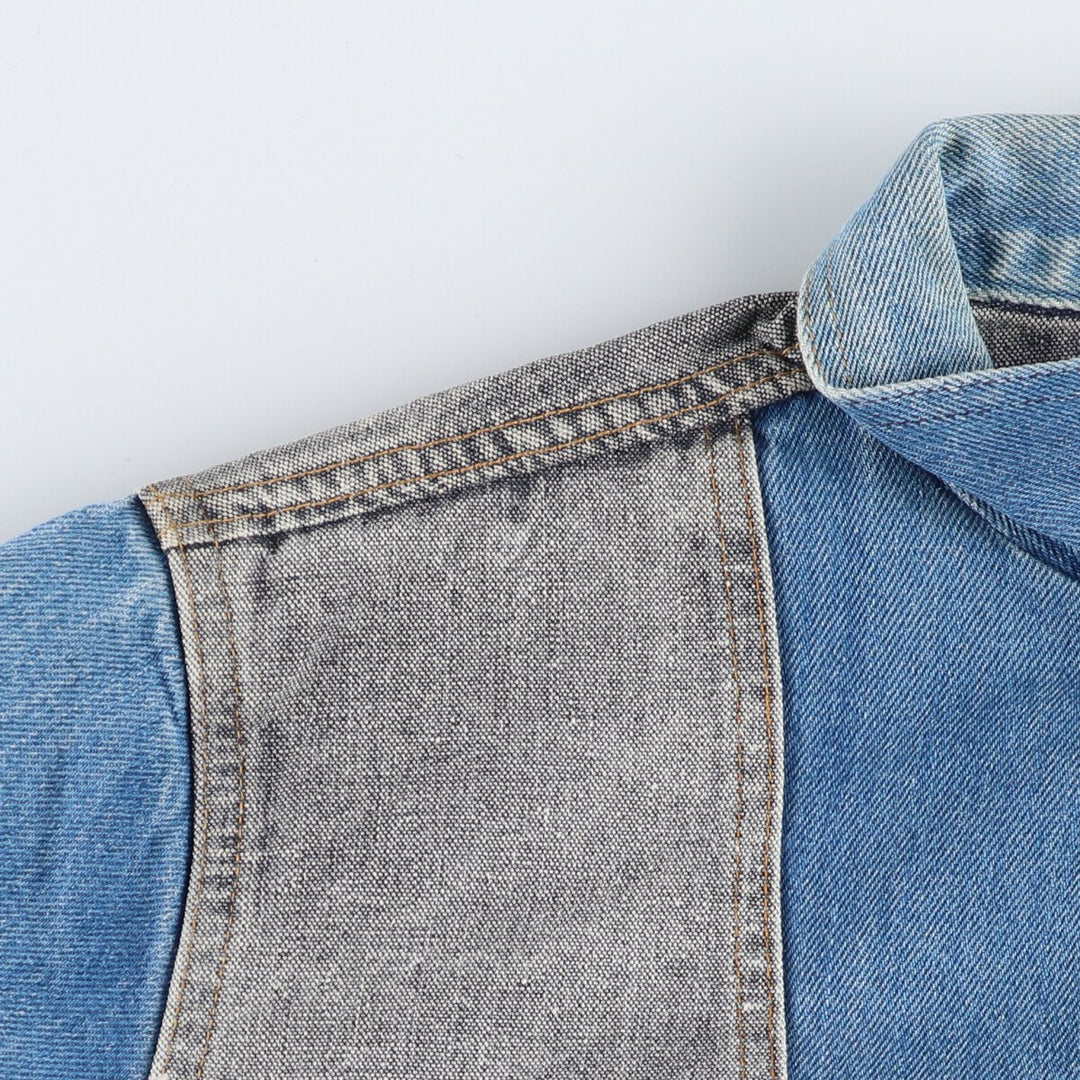 DAKOTA Two-tone denim blouson Men's size L /eaa474576