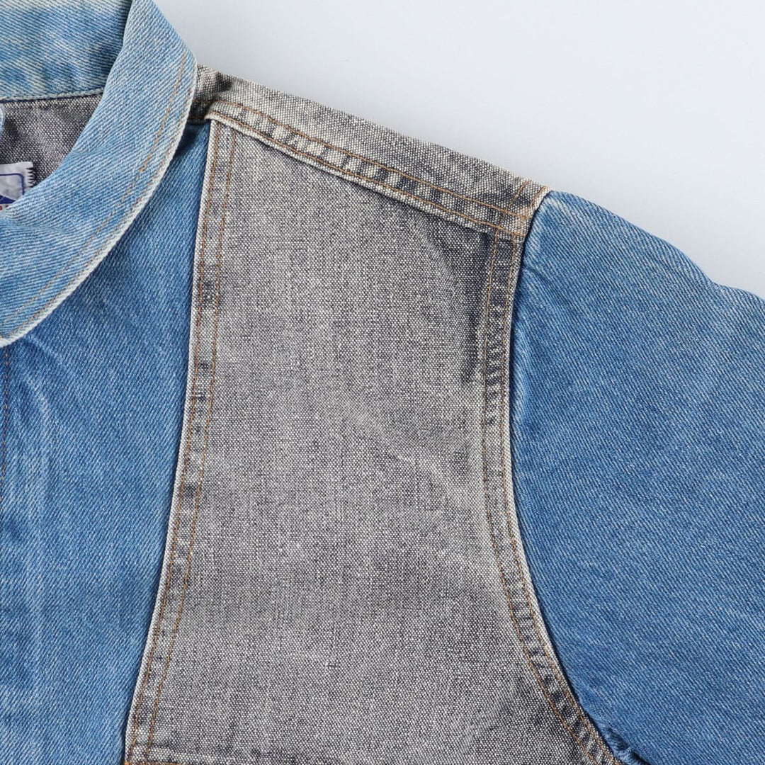 DAKOTA Two-tone denim blouson Men's size L /eaa474576