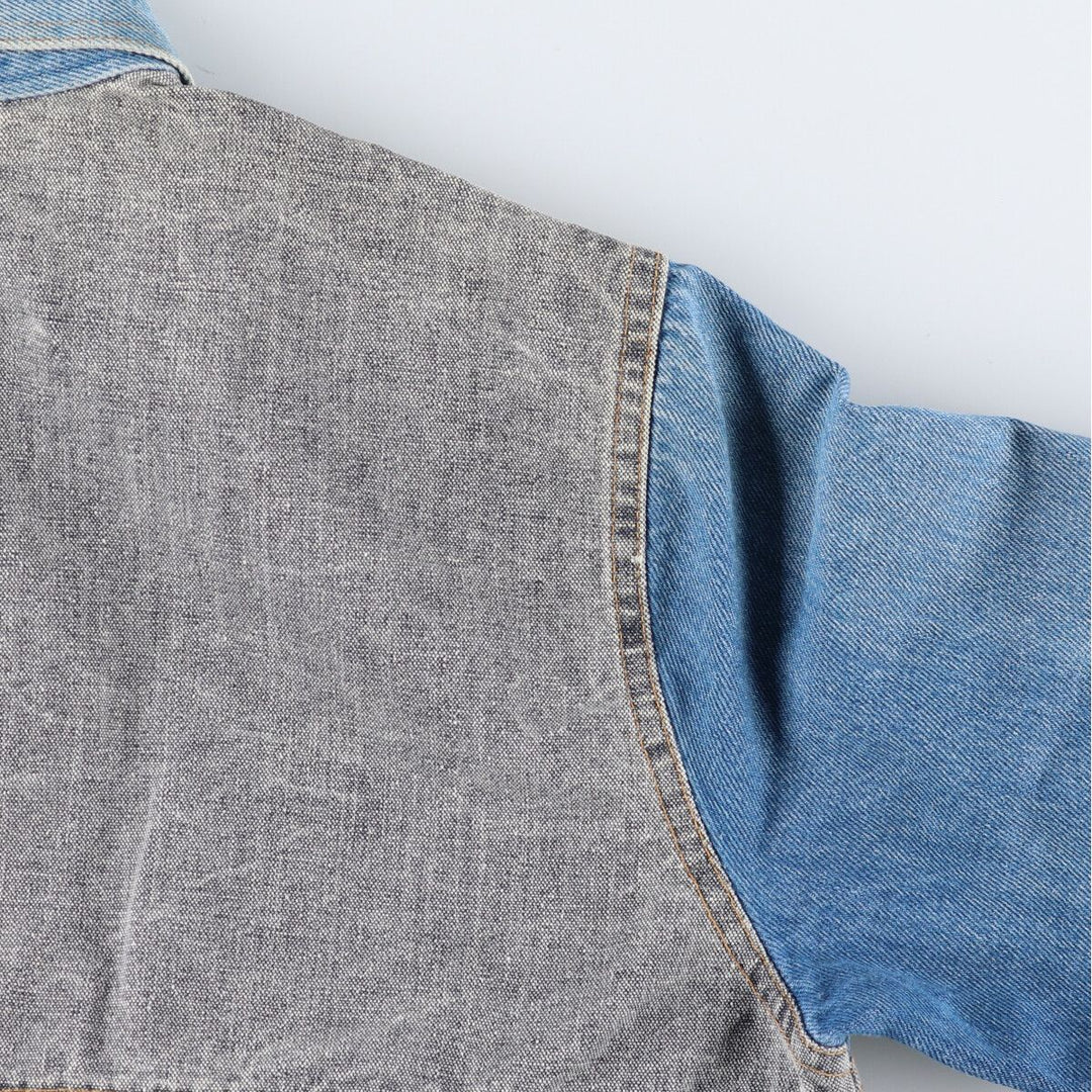 DAKOTA Two-tone denim blouson Men's size L /eaa474576