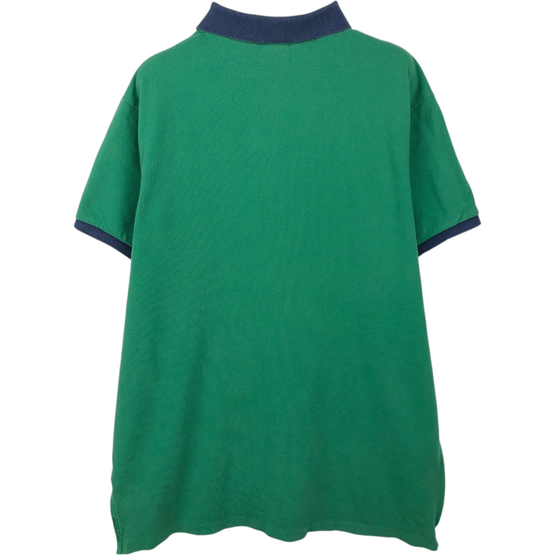 Ralph Lauren POLO by Ralph Lauren CUSTOM FIT Big Pony Short Sleeve Polo Shirt Men's XL cotton green type Vintage Second Hand