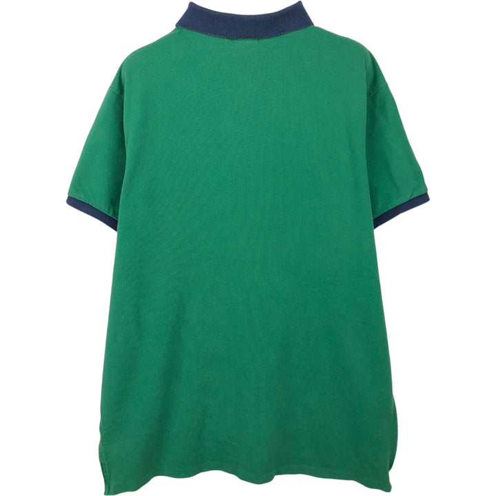 Ralph Lauren POLO by Ralph Lauren CUSTOM FIT Big Pony Short Sleeve Polo Shirt Men's XL cotton green type Vintage Second Hand
