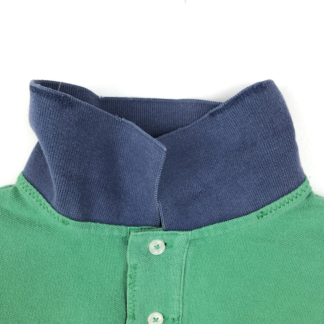 Ralph Lauren POLO by Ralph Lauren CUSTOM FIT Big Pony Short Sleeve Polo Shirt Men's XL cotton green type Vintage Second Hand