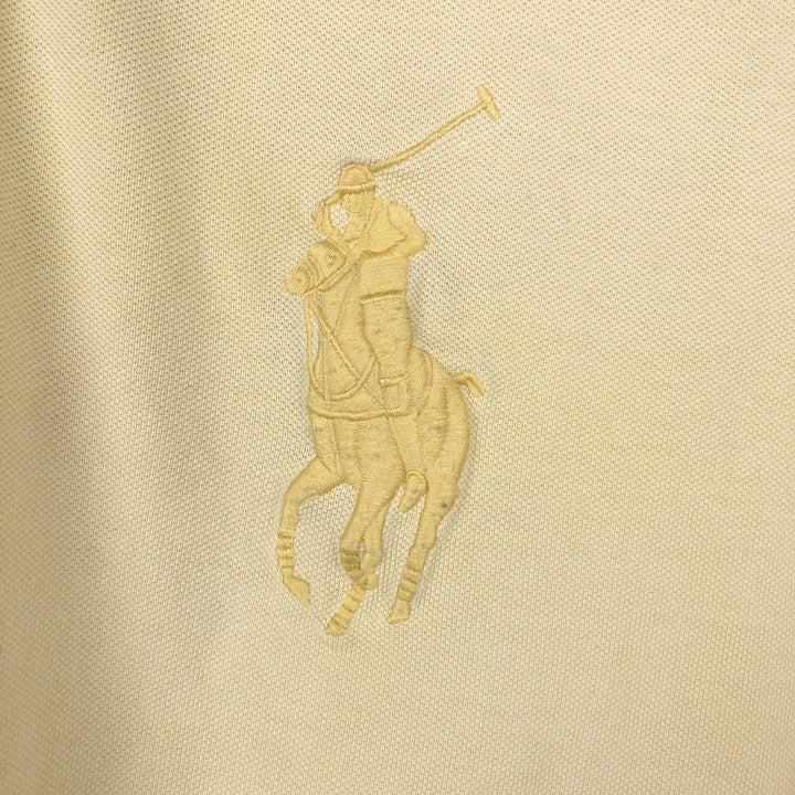 Ralph Lauren POLO by Ralph Lauren Big Pony Short Sleeve Polo Shirt Men's XL cotton yellow type Vintage Second Hand