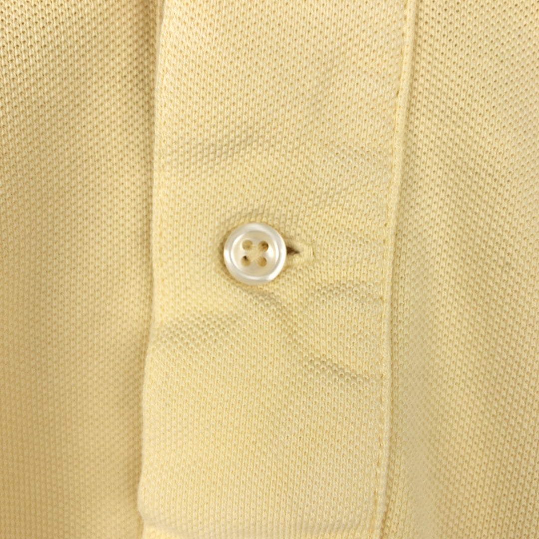 Ralph Lauren POLO by Ralph Lauren Big Pony Short Sleeve Polo Shirt Men's XL cotton yellow type Vintage Second Hand