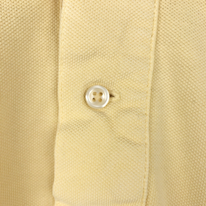 Ralph Lauren POLO by Ralph Lauren Big Pony Short Sleeve Polo Shirt Men's XL cotton yellow type Vintage Second Hand