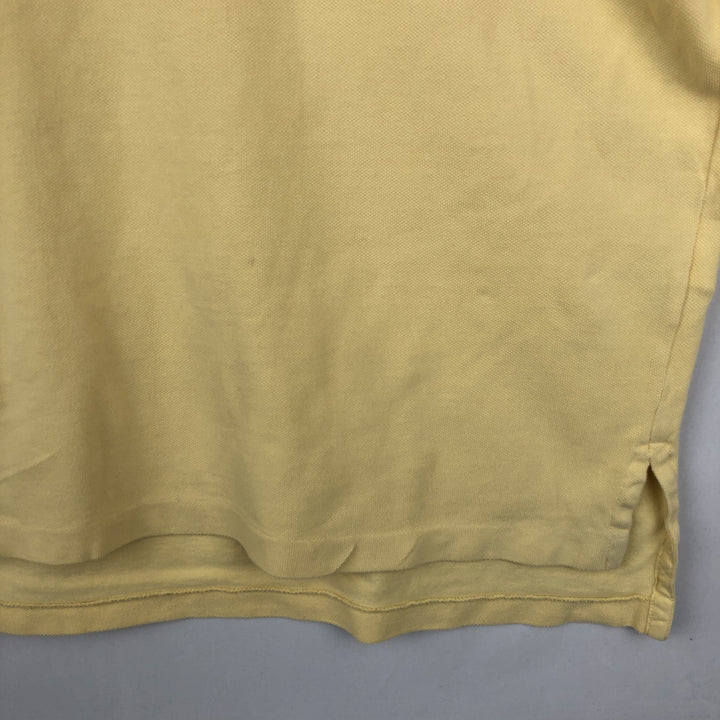 Ralph Lauren POLO by Ralph Lauren Big Pony Short Sleeve Polo Shirt Men's XL cotton yellow type Vintage Second Hand