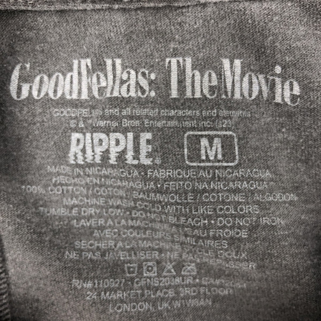 GOOD FELLAS Movie T-Shirt (Men's Size M) cotton Charcoal Vintage Second Hand