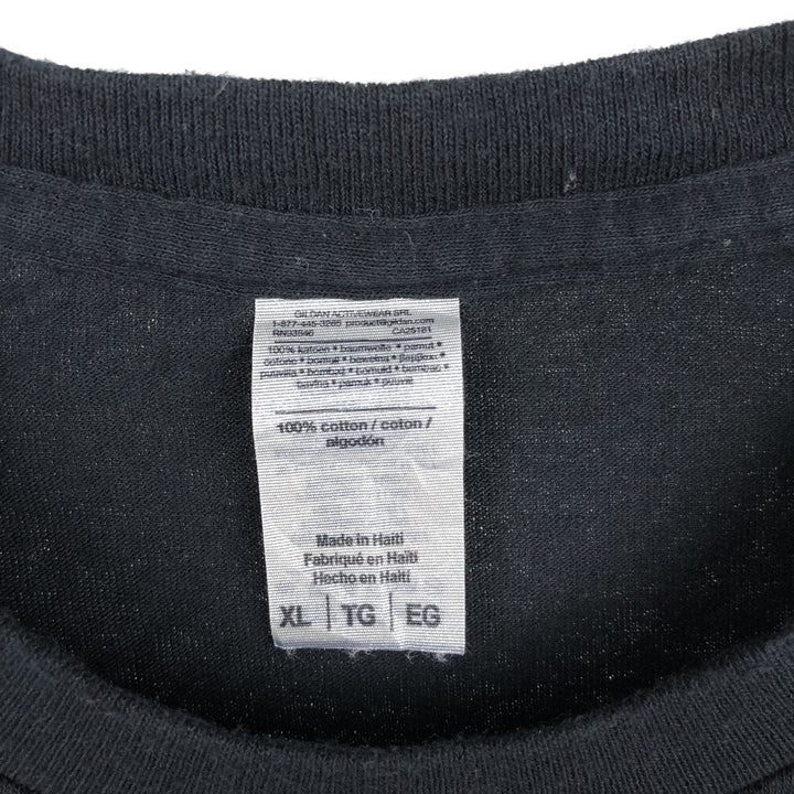 STRANGER THINGS Stranger Things Movie T-shirt Men's XL size cotton black type Vintage Second Hand