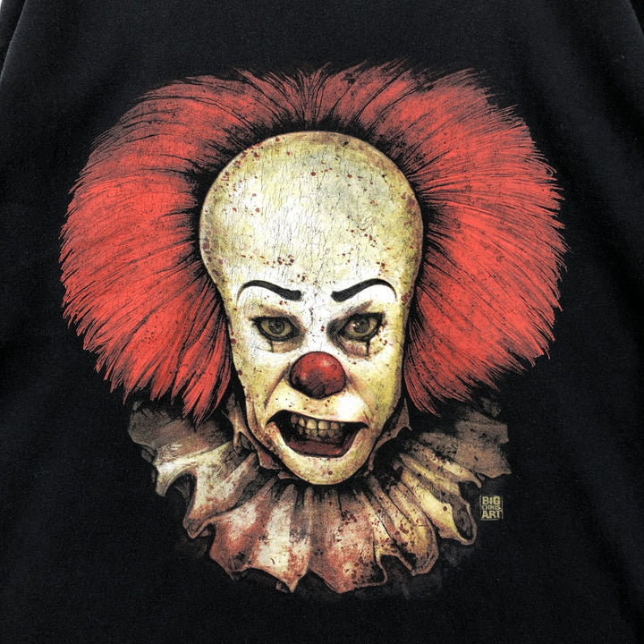 IT Movie T-shirt Men's L size unclear black type Vintage Second Hand