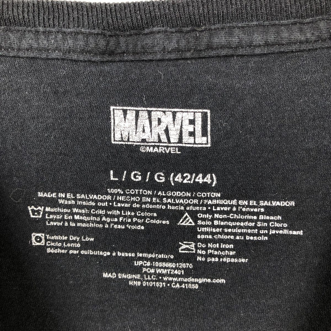 Marvel Spider-Man Venom Character Print T-Shirt, Men's Size L (approx.) cotton black type Vintage Second Hand