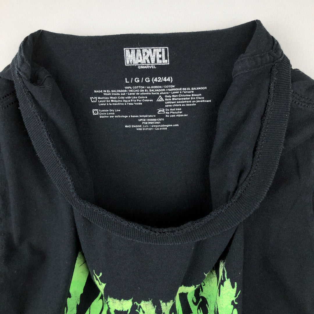 Marvel Spider-Man Venom Character Print T-Shirt, Men's Size L (approx.) cotton black type Vintage Second Hand
