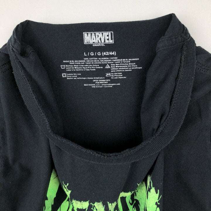 Marvel Spider-Man Venom Character Print T-Shirt, Men's Size L (approx.) cotton black type Vintage Second Hand